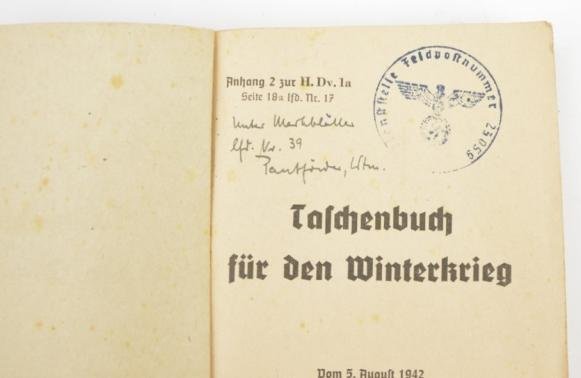 German Waffen-SS 'Winterbattle' pocketbook — image 3