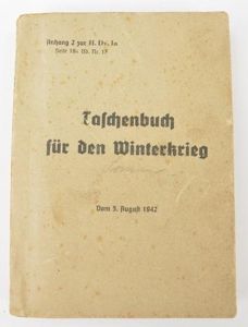 German Waffen-SS 'Winterbattle' pocketbook