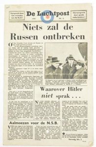 British Droppingsflyer 'De Luchtpost'