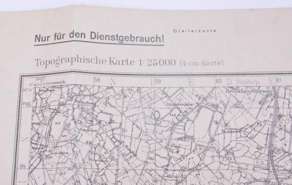 German WW2 Roadmap Alstätte NRW — image 2