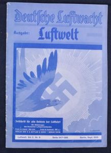 German LW Magazine 'Deutsche Luftwacht' September 1935