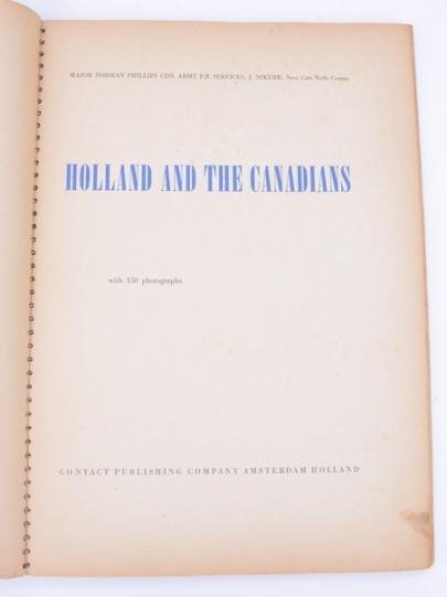 Dutch Book 'Holland and the Canadians' — image 2