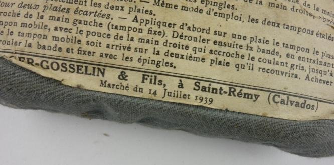 French WW2 First Aid Package — image 4
