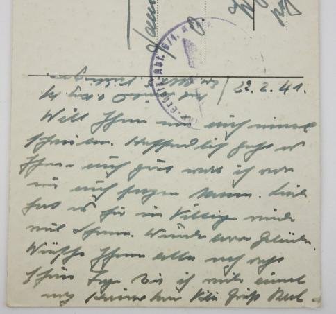 German Wehrmacht Postcard — image 3