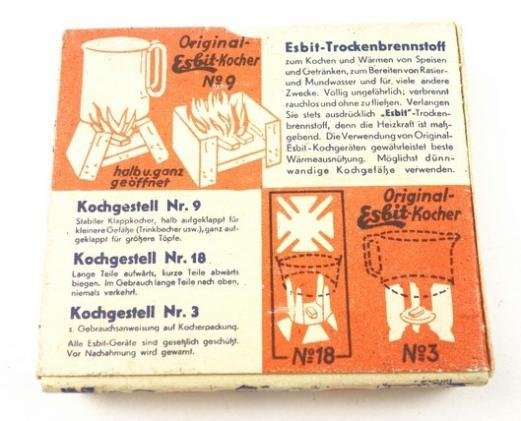 German WH Esbit Fuel Blok — image 2