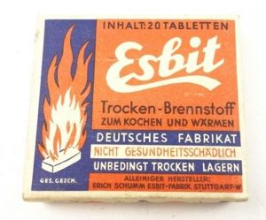 German WH Esbit Fuel Blok