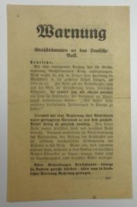 Allied Droppingflyer Warnung!