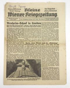 German Newspaper Kleine Wiener Kriegszeitung