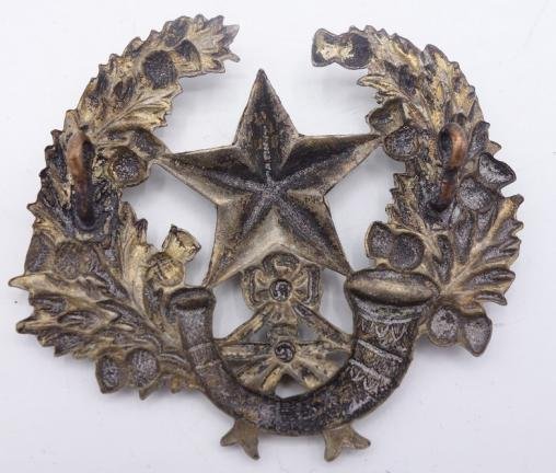 British The Cameronians (Scottish Rifles) Regiment Cap Badge — image 2
