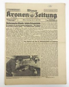 German Illustrierte Kronen Zeitung 9 July 1944