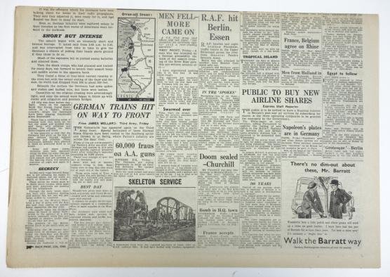 British 'Daily Express' Newspaper 24 February 1945 — image 2