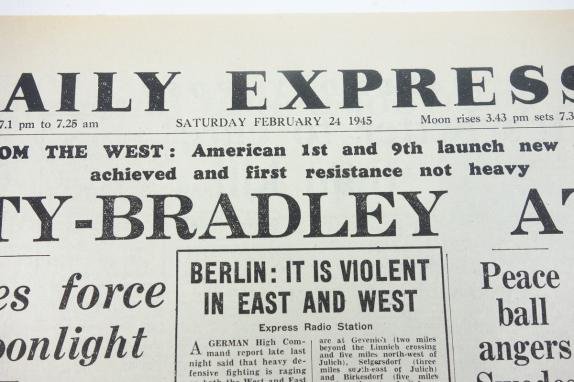 British 'Daily Express' Newspaper 24 February 1945 — image 3
