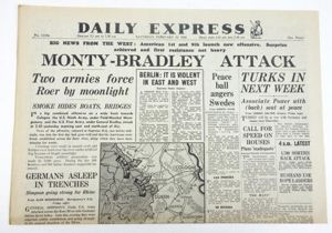 British 'Daily Express' Newspaper 24 February 1945