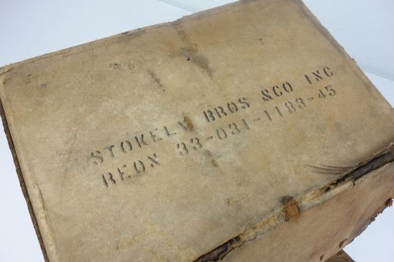 US WW2 Tin can of 'Corn Cream Style' — image 3