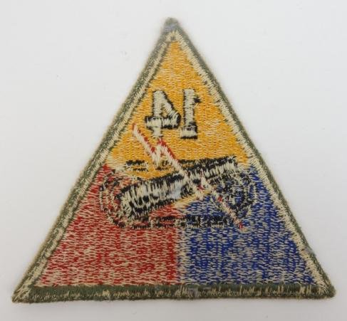US WW2 14th Armoured Division Patch — image 2