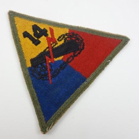 US WW2 14th Armoured Division Patch — image 3