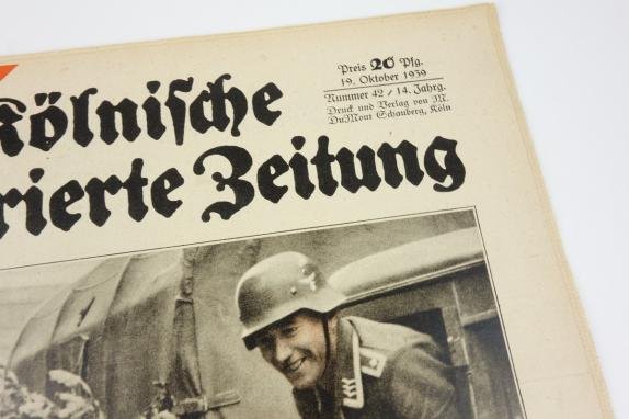 German Magazine “kölnische illustrierte zeitung' 19 Oktober 1939 — image 2