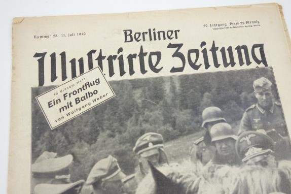 German Magazine “Berliner Illustrierte Zeitung ”11 July 1940 — image 4