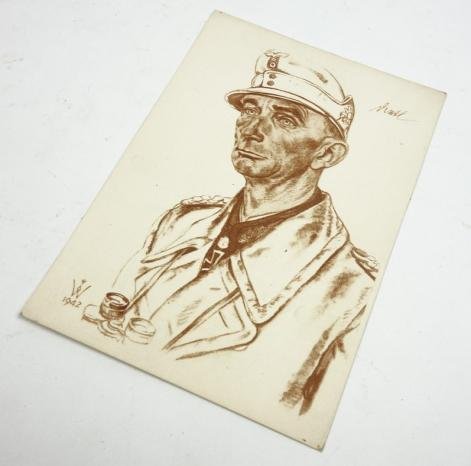 German 'Willrich' Type postcard 'Generaloberst u. Gebirgsjäger' Dietl — image 3