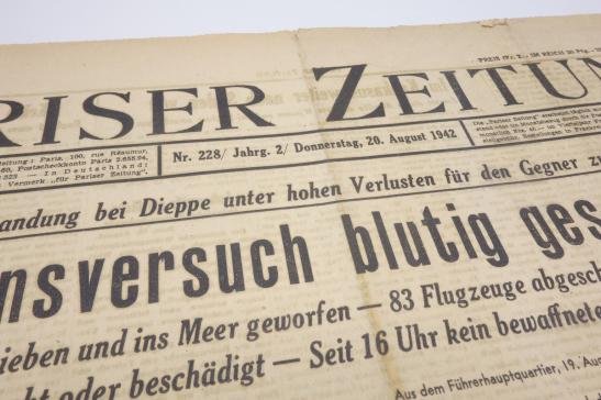 German 'Pariser Zeitung' 20 August 1942 — image 3
