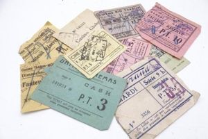 British set of flyers/tickets 'Cairo' North Africa campaign