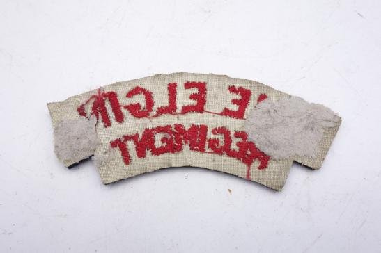 Canadian shoulder title 'The Elgin Regiment' — image 2