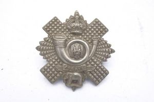 British Cap Badge 'The Highland Light Infantry Assaye'