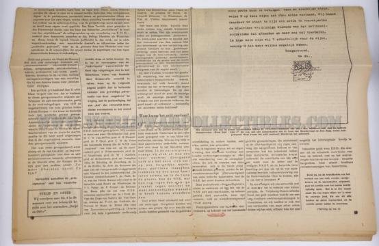 Dutch NSB Special bulletin 'Volk en Vaderland' — image 2