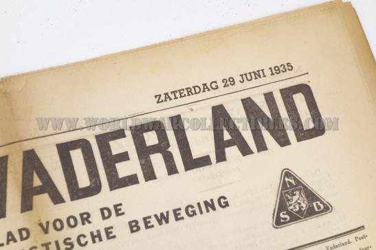Dutch NSB Newspaper 'Volk en Vaderland' — image 3