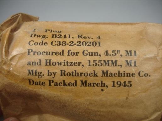 US M1 155mm Howitzer I-plug — image 2