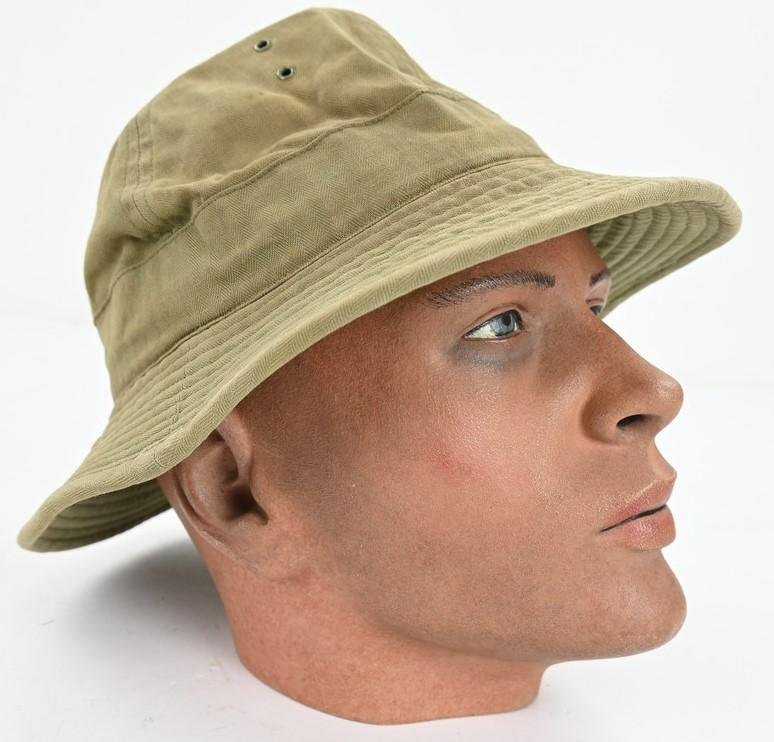 US WW2 M-1941 Pattern HBT Daisy Mae Cap — image 2
