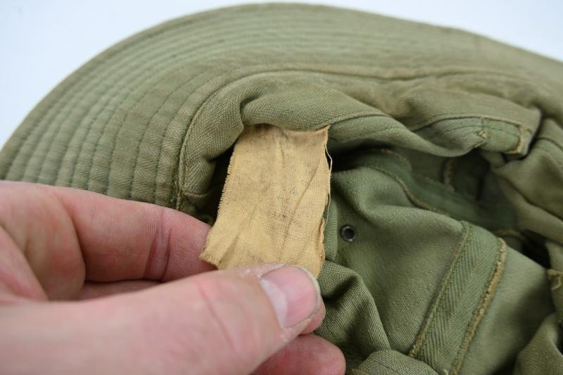 US WW2 M-1941 Pattern HBT Daisy Mae Cap — image 9