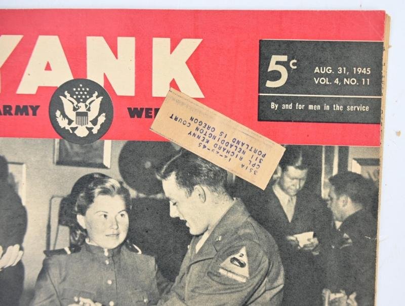 US WW2 Yank Magazine August 31st, 1945 — image 2