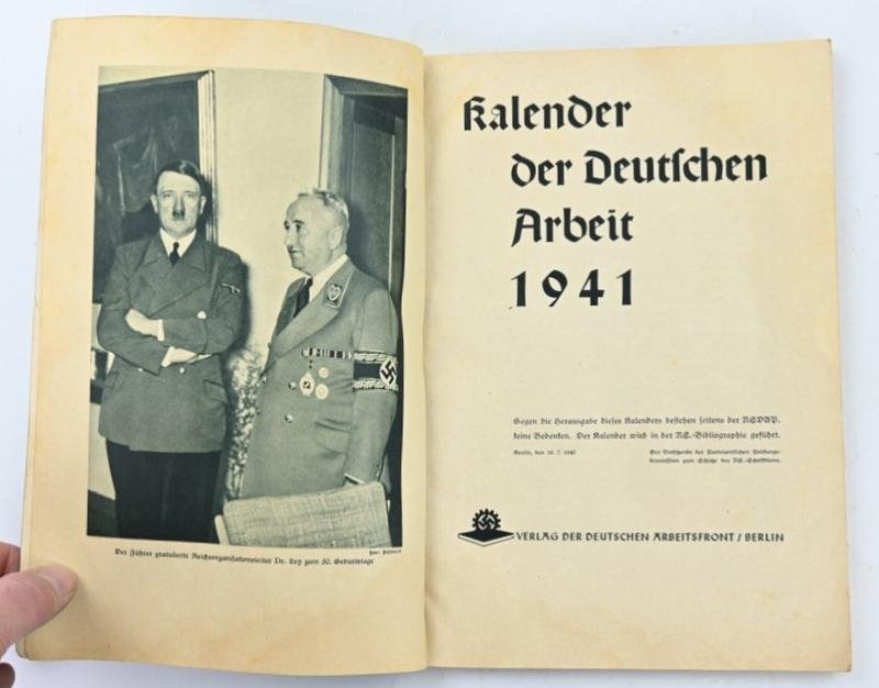 German DAF Kalender 1941 — image 3