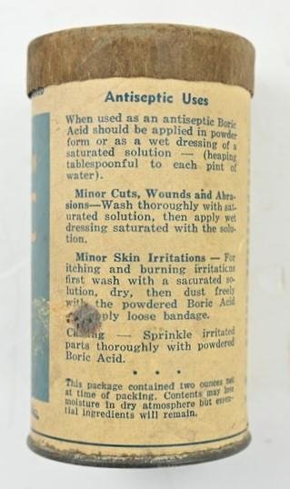 US WW2 Period Boric Acid Pack — image 2