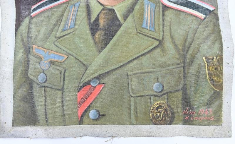 German WH Tropical Portrait Painting (Camo Canvas) — image 5