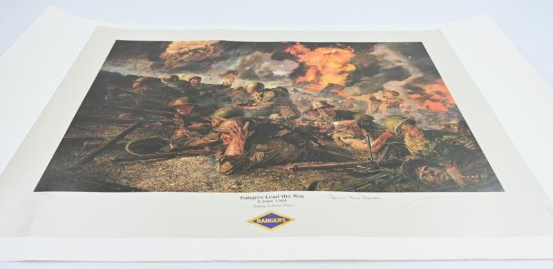 James Dietz Print 'Rangers lead the Way' Omaha Beach — image 5