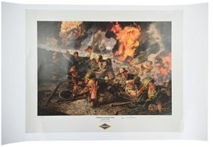 James Dietz Print 'Rangers lead the Way' Omaha Beach