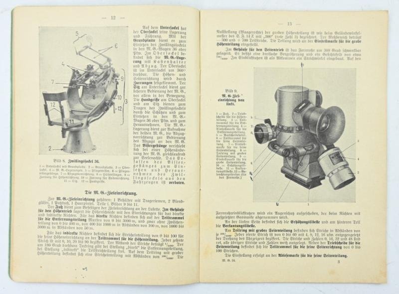 German WH MG34 Manual Booklet — image 6