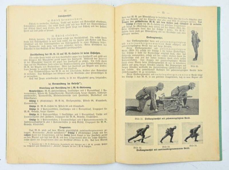 German WH MG34 Manual Booklet — image 8