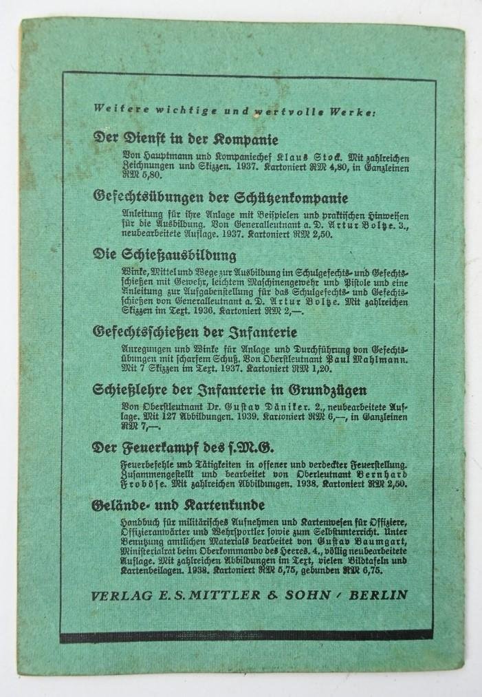 German WH MG34 Manual Booklet — image 9