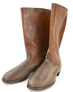 German LW/WH Brown Combat Jackboots
