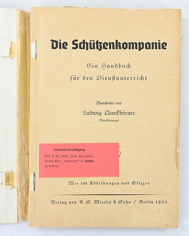 German WH Handbook 'Die Schutze Kompanie' — image 4