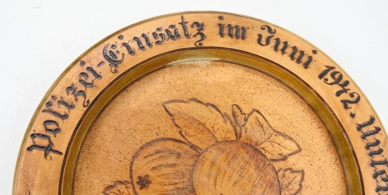 German Polizei Plate 1942 — image 2