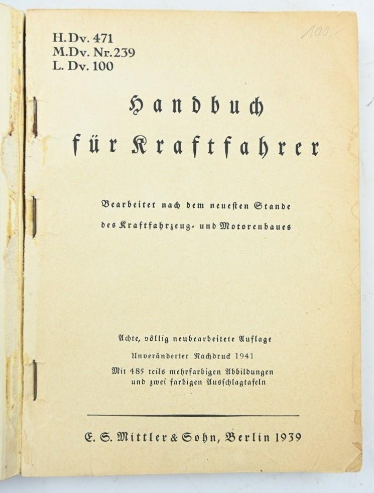 German WH Motorcyclist Manual — image 2