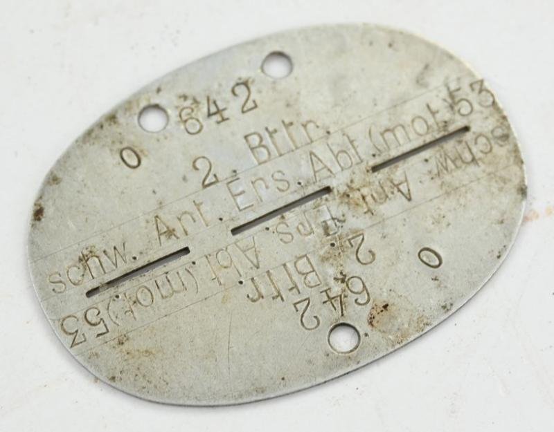 German WH Dog-Tag Heavy Artillery — image 2