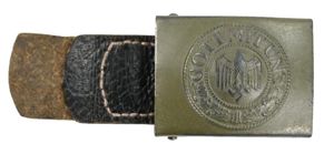 German WH Beltbuckle with Tab 'HA42'