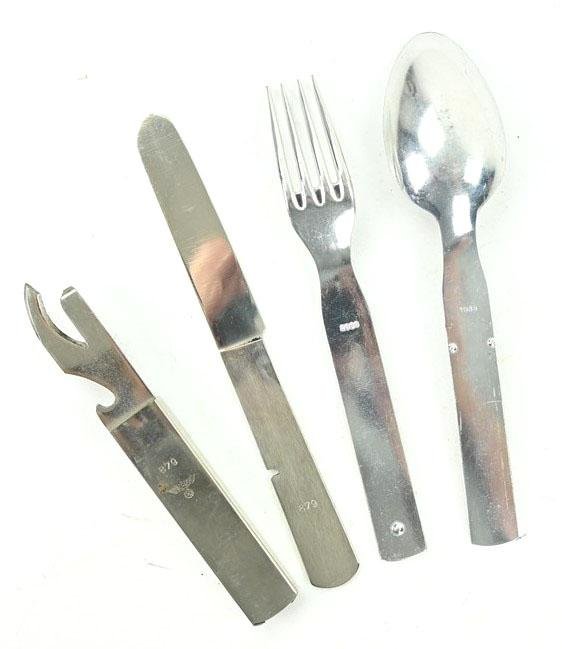 German WH Mess Kit Cutlery Set — image 6