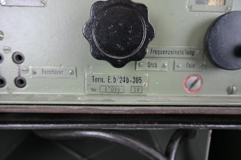 German WH Torn EB Radio Reciever Set — image 11