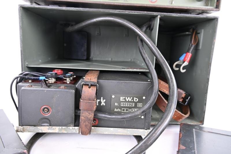 German WH Torn EB Radio Reciever Set — image 12